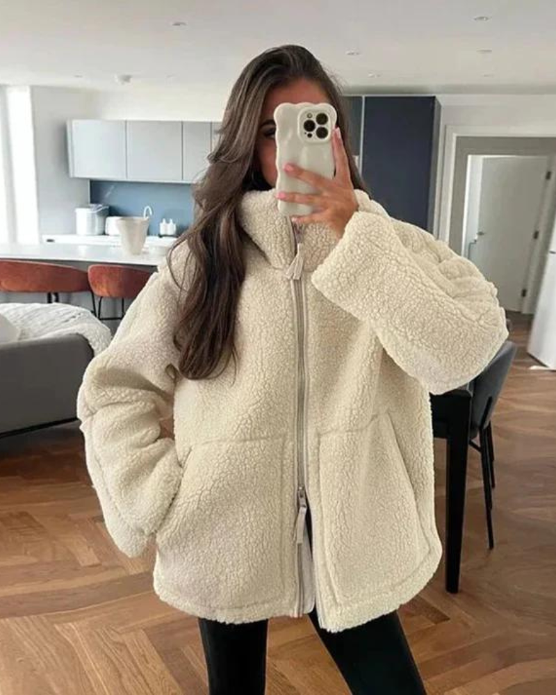 Noveau-Teddy zipjacket