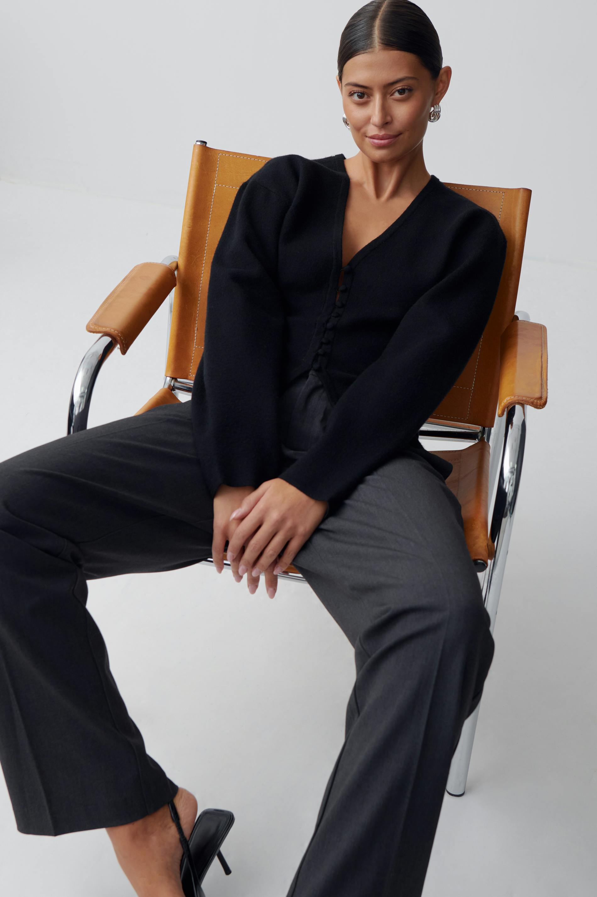 Luxe Comfort Cardigan - Zwart