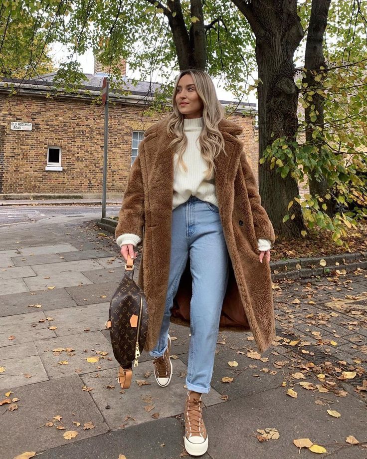 Naimy Fluffy Jacket Long
