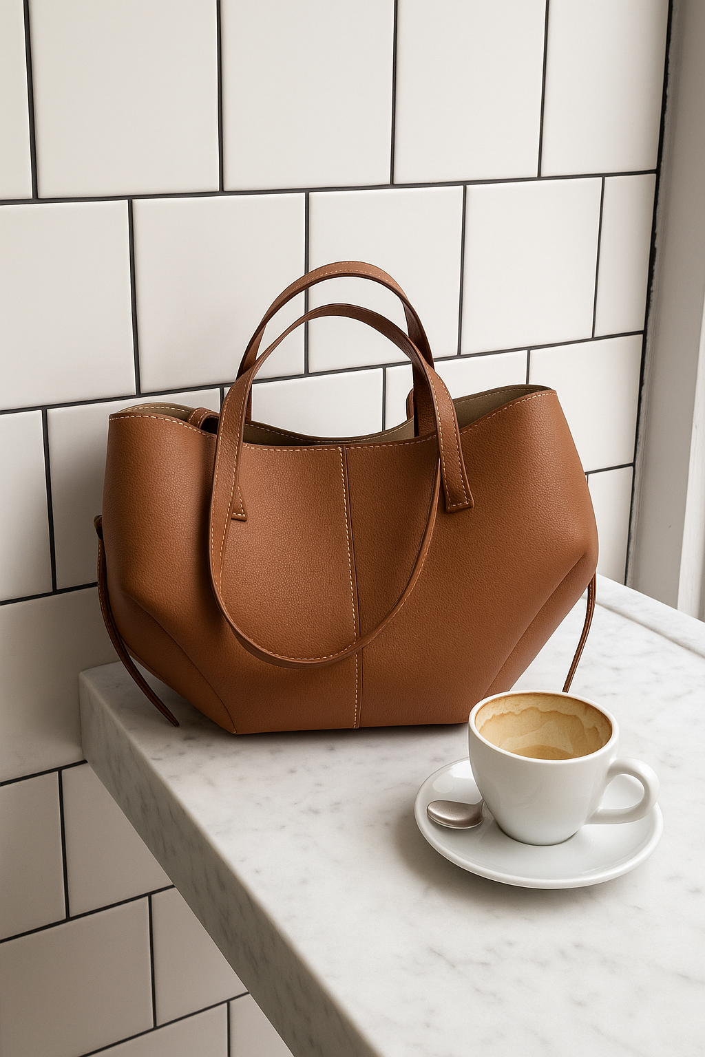 Juliette-Vintage Leather Tote Bag