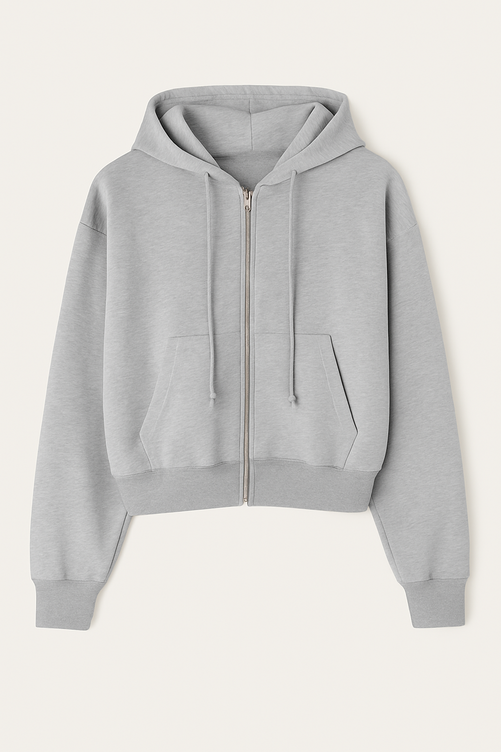 ZIP VEST GREY