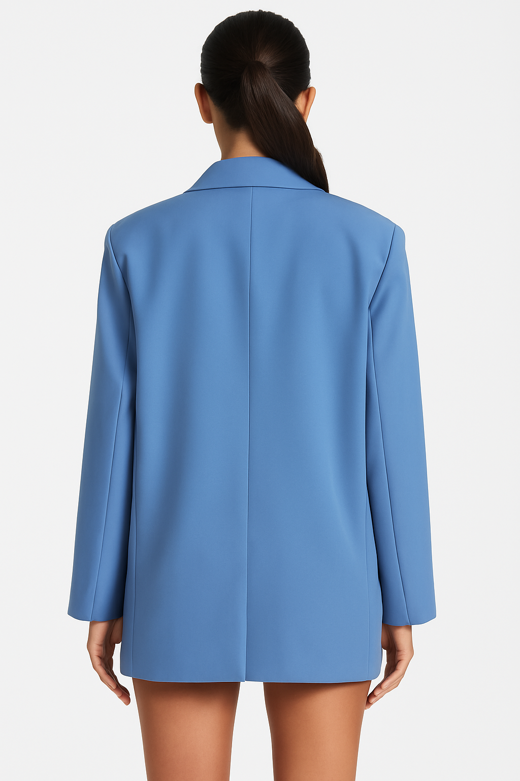 Maison Oversized Blazer Denim Blue