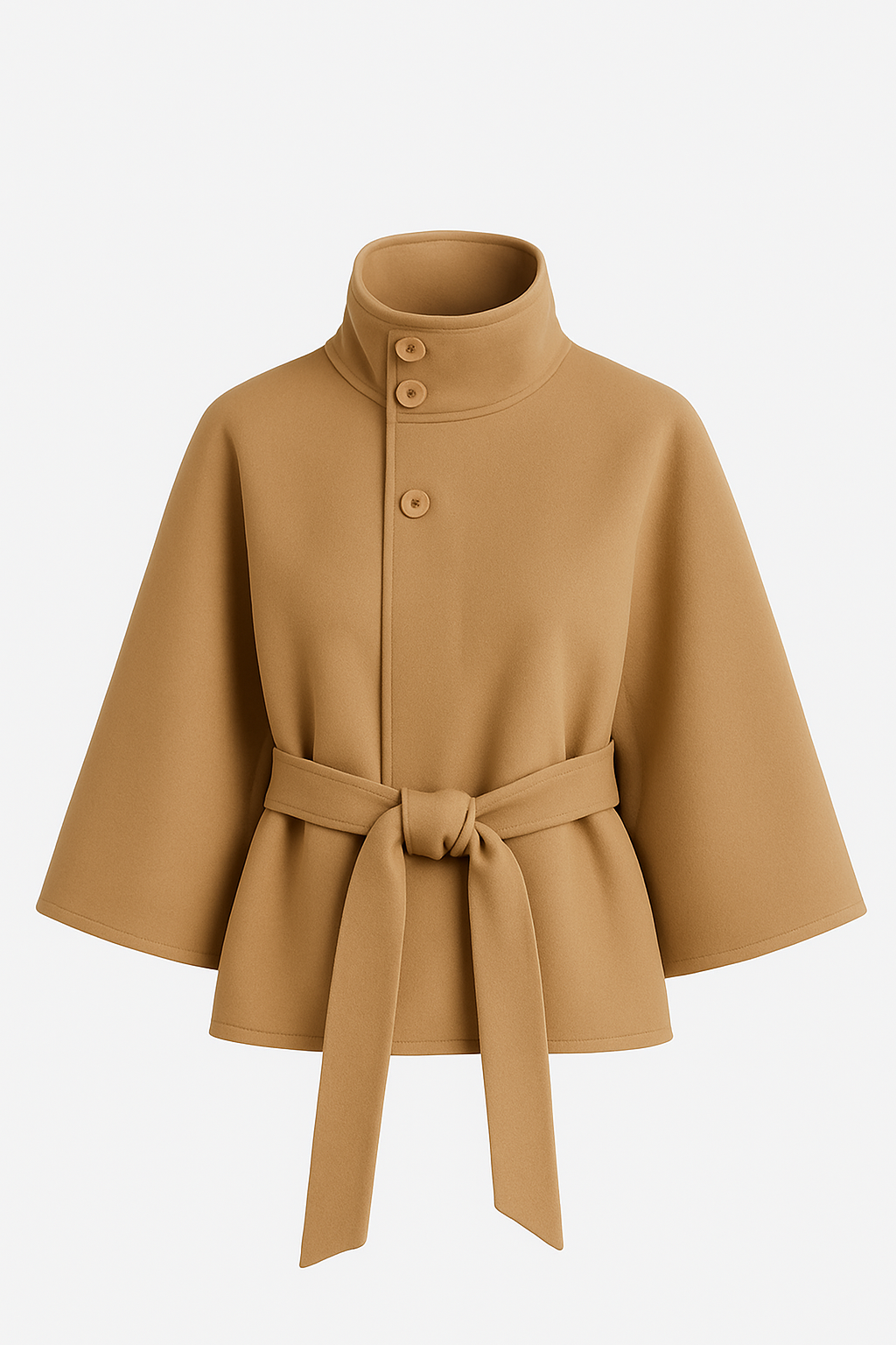 Belt Cape Jacket – Luxe Cape Jas met Ceintuur | Maison Noveau