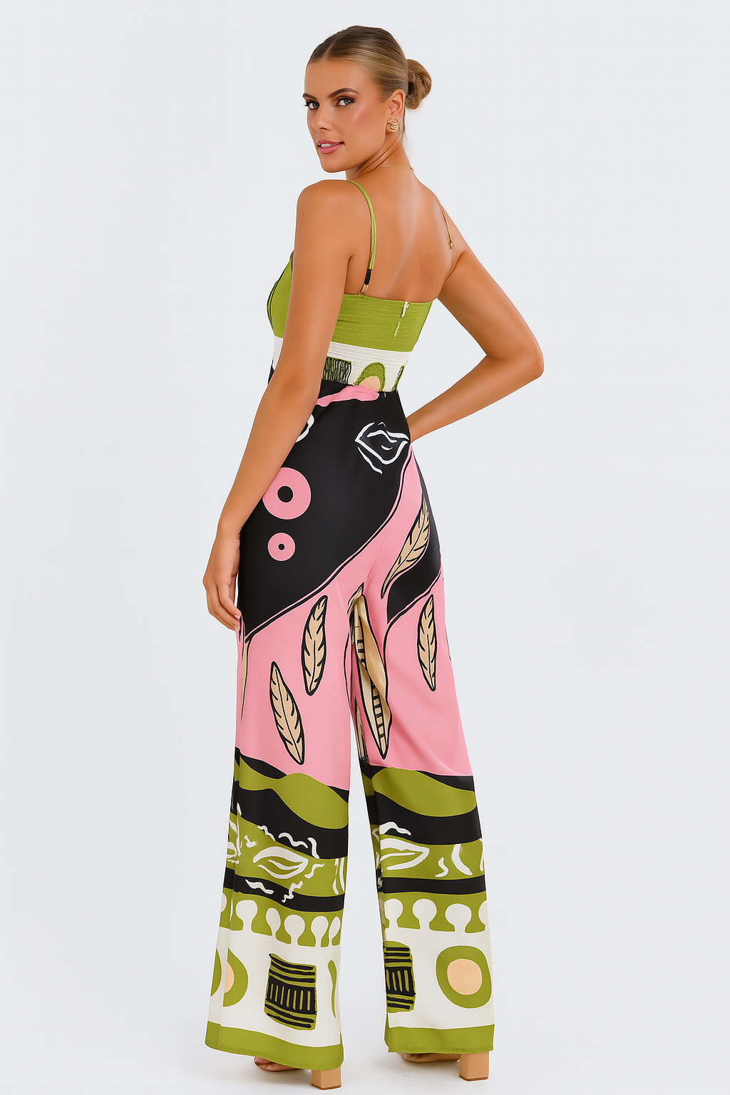 Ruby Sunset Jumpsuit met Strik