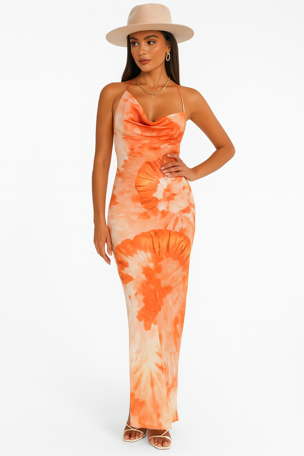 Galilea | Tropical Floral Maxi Dress