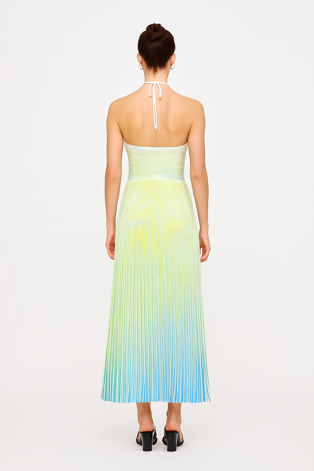 Liana Metallic Stripe Jurk