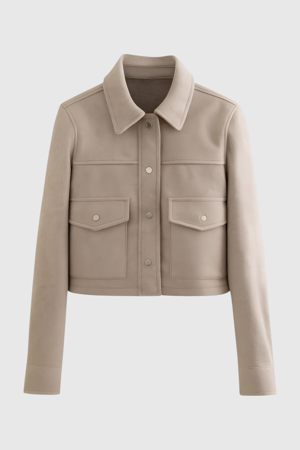 Cropped Wolblend Jacket