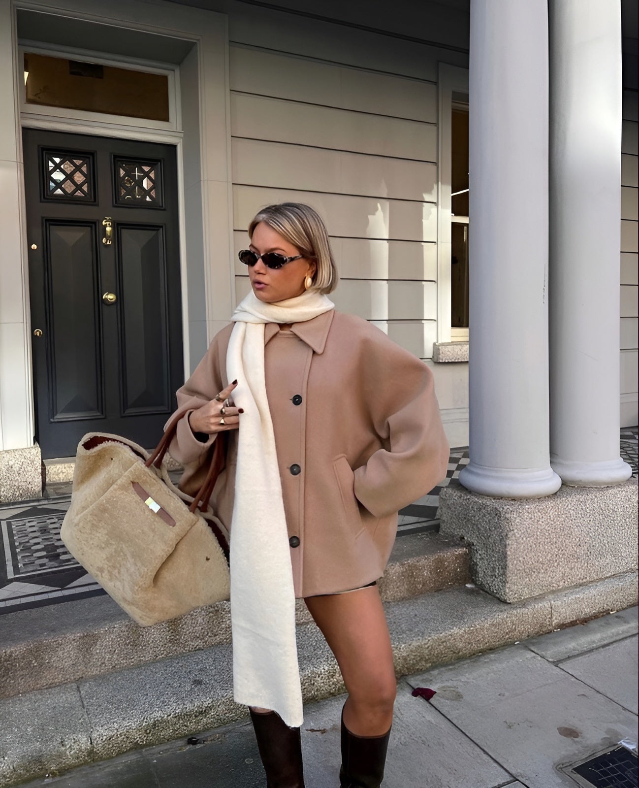 Celine | Trendy wollen jas
