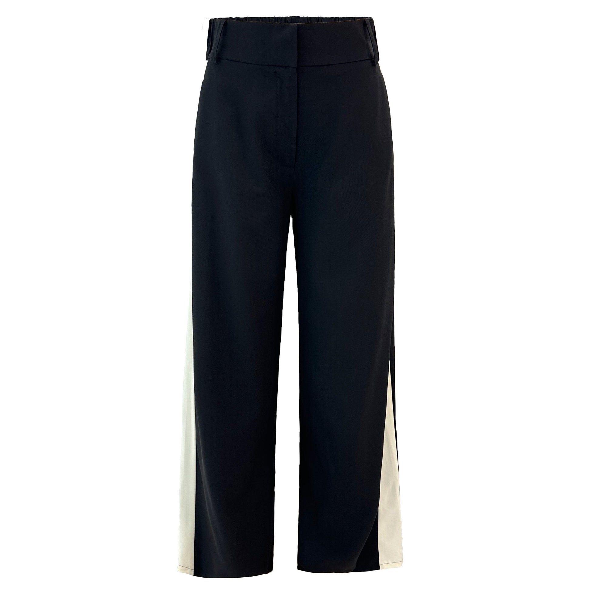 FREDE WIDE PANTS - Zwart