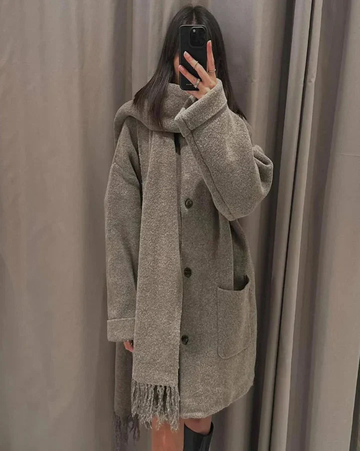 Nina | Cardigan met Sjaalkraag