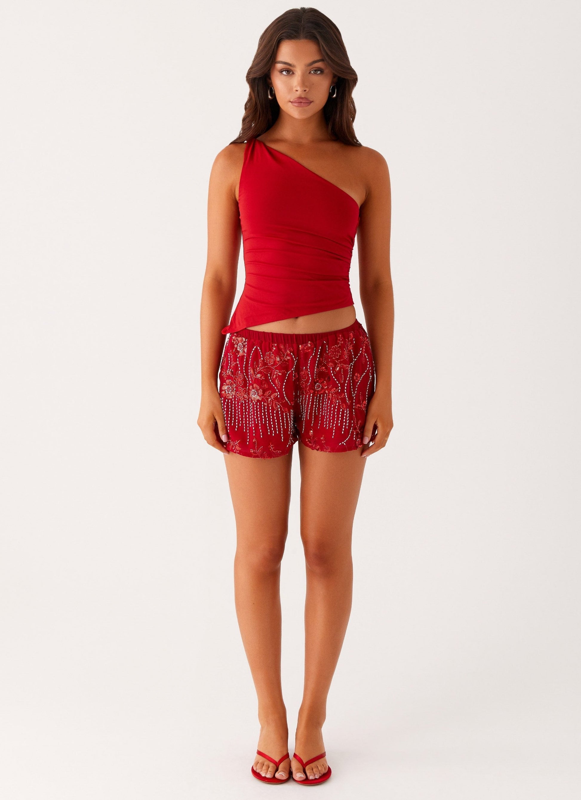 Sequin Mini Shorts
