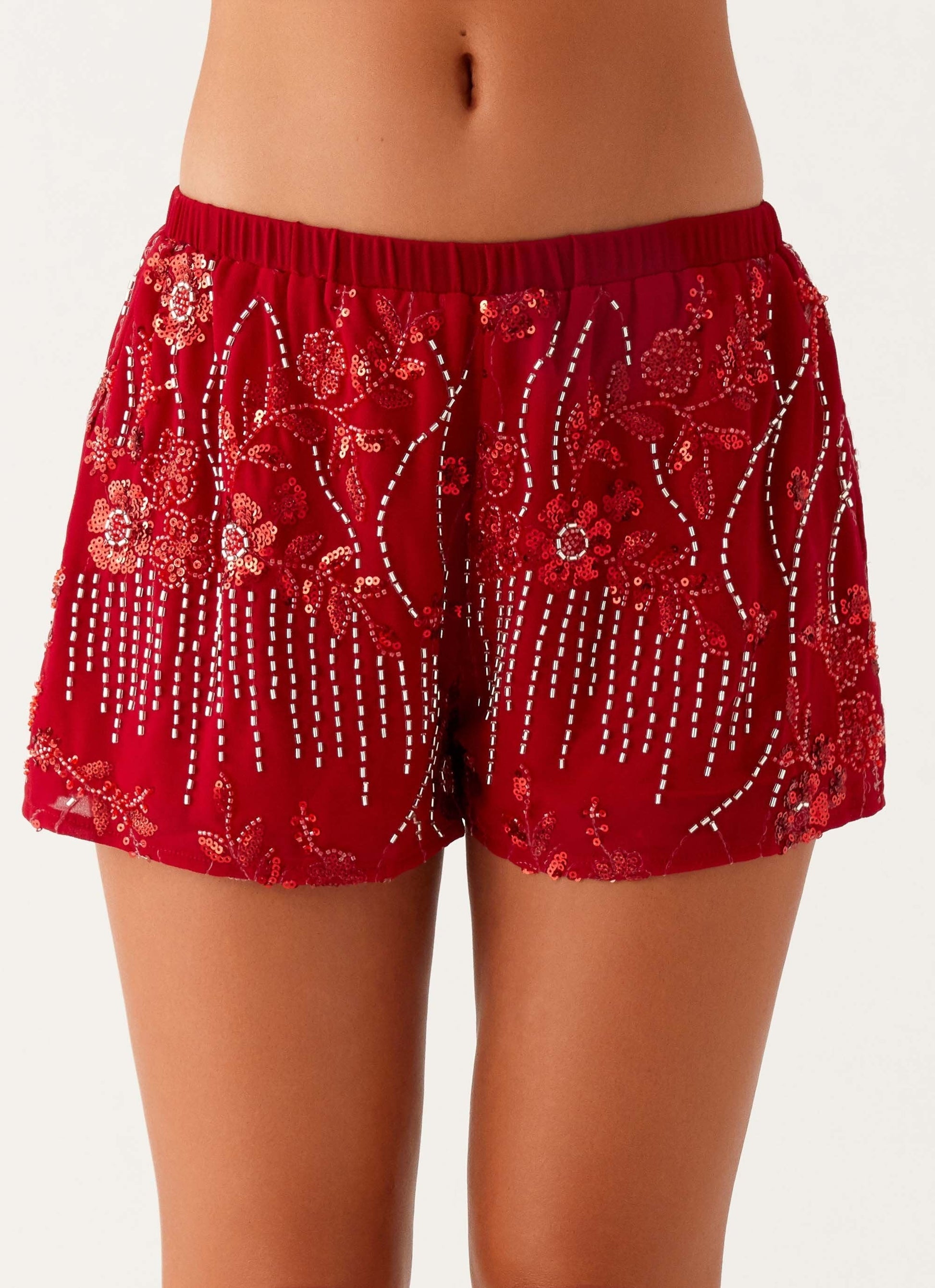 Sequin Mini Shorts