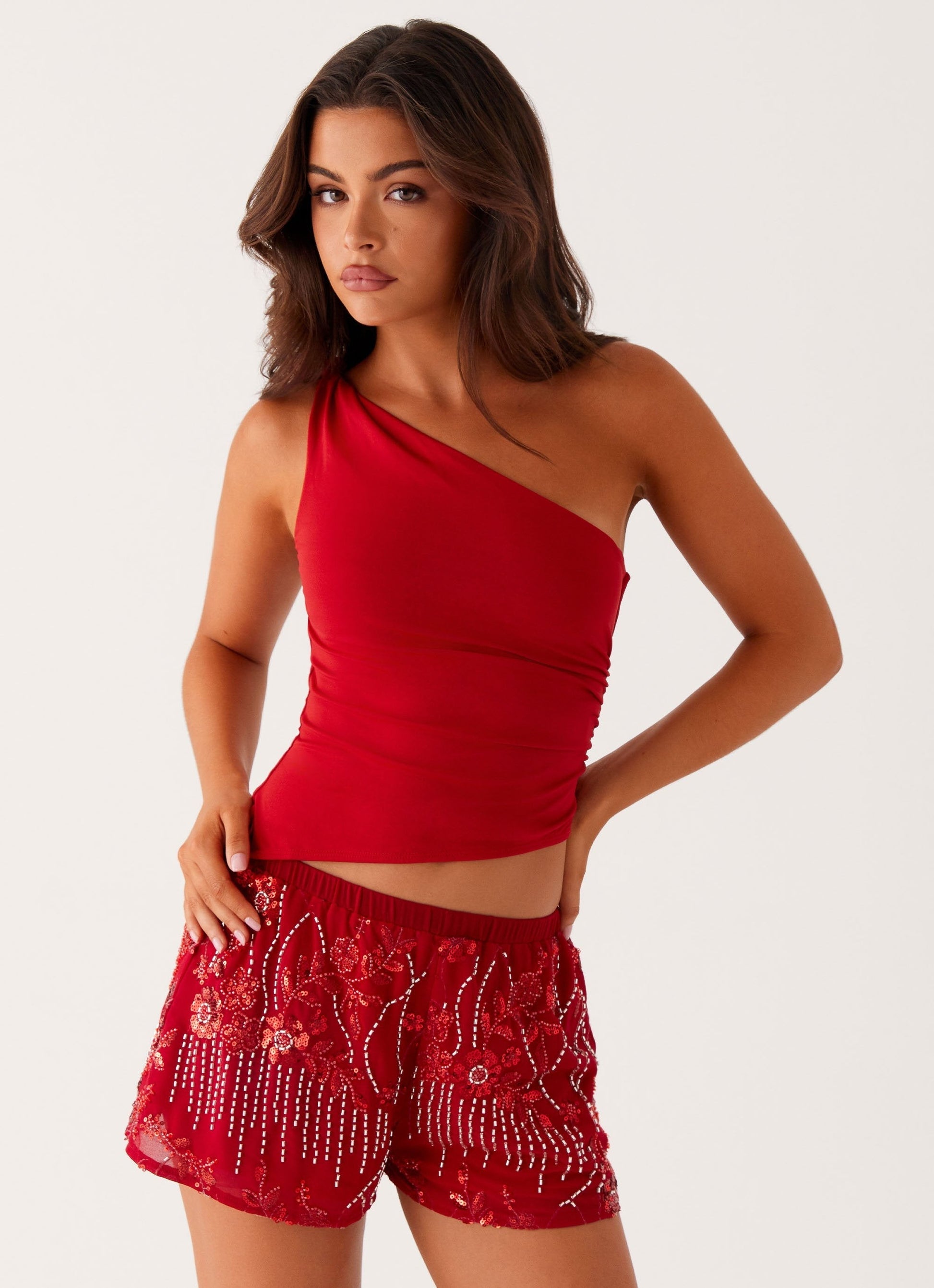 Sequin Mini Shorts