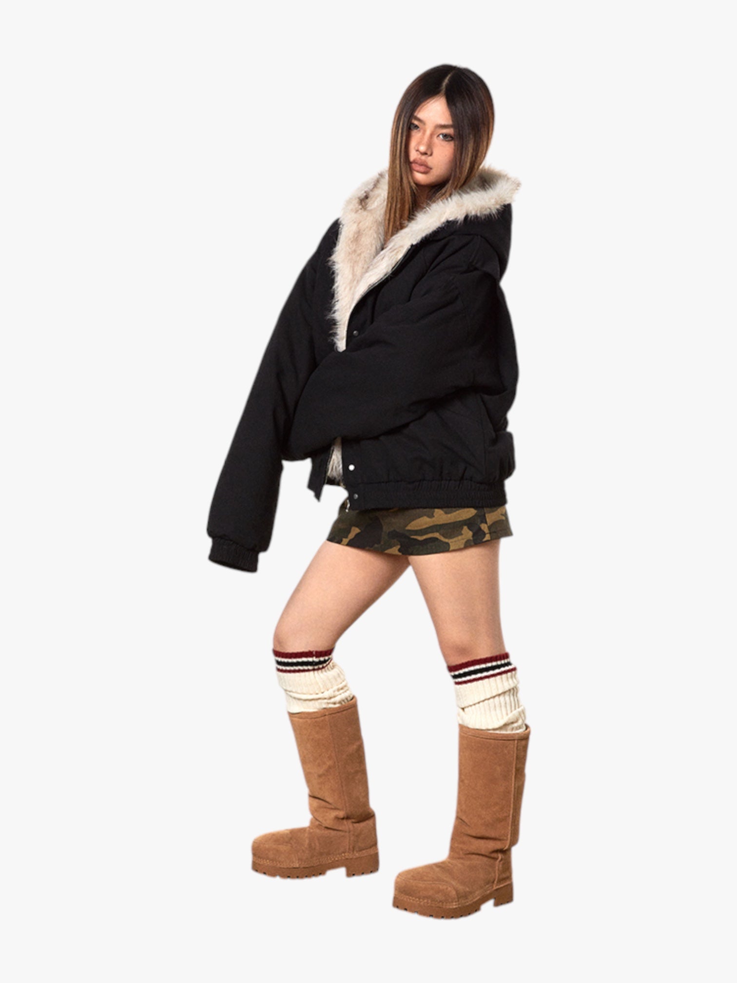 NordPeak Thickened Fur Jacket