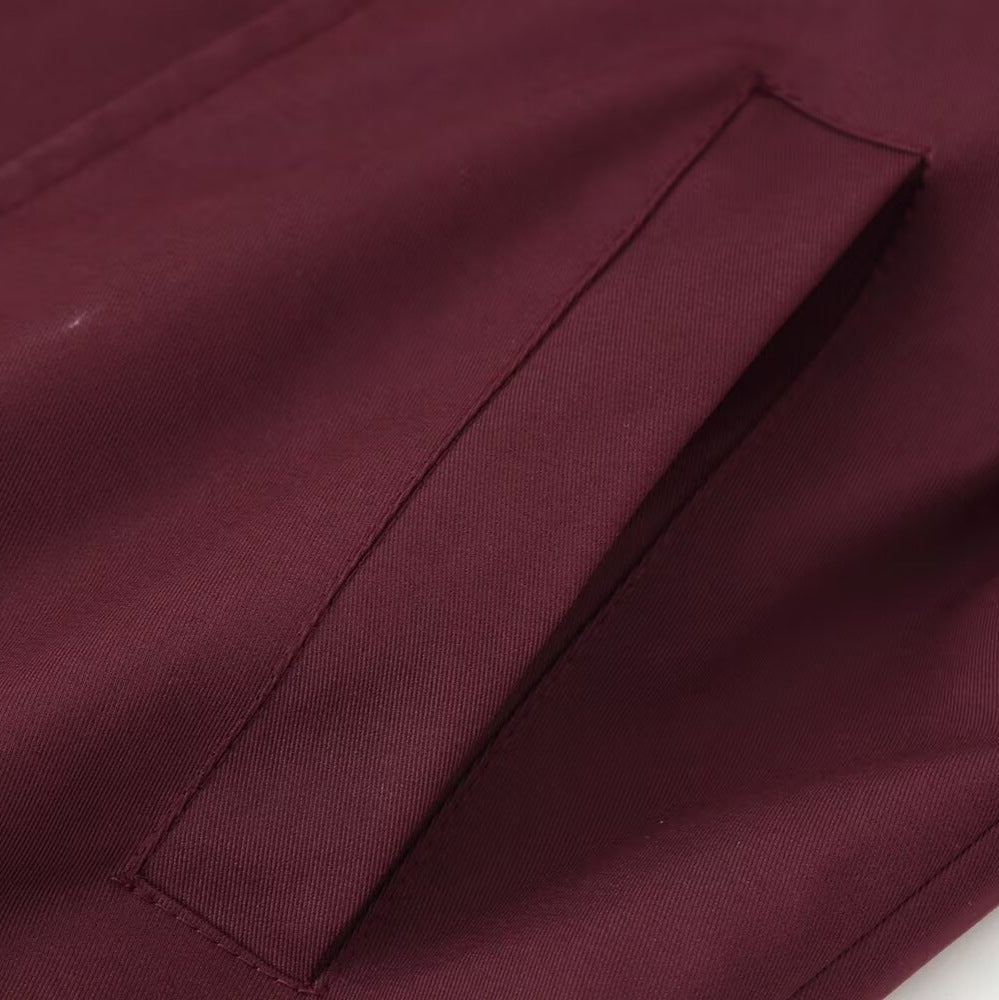 Parka Winterjas met Hoge Kraag en Verstelbaar Koord