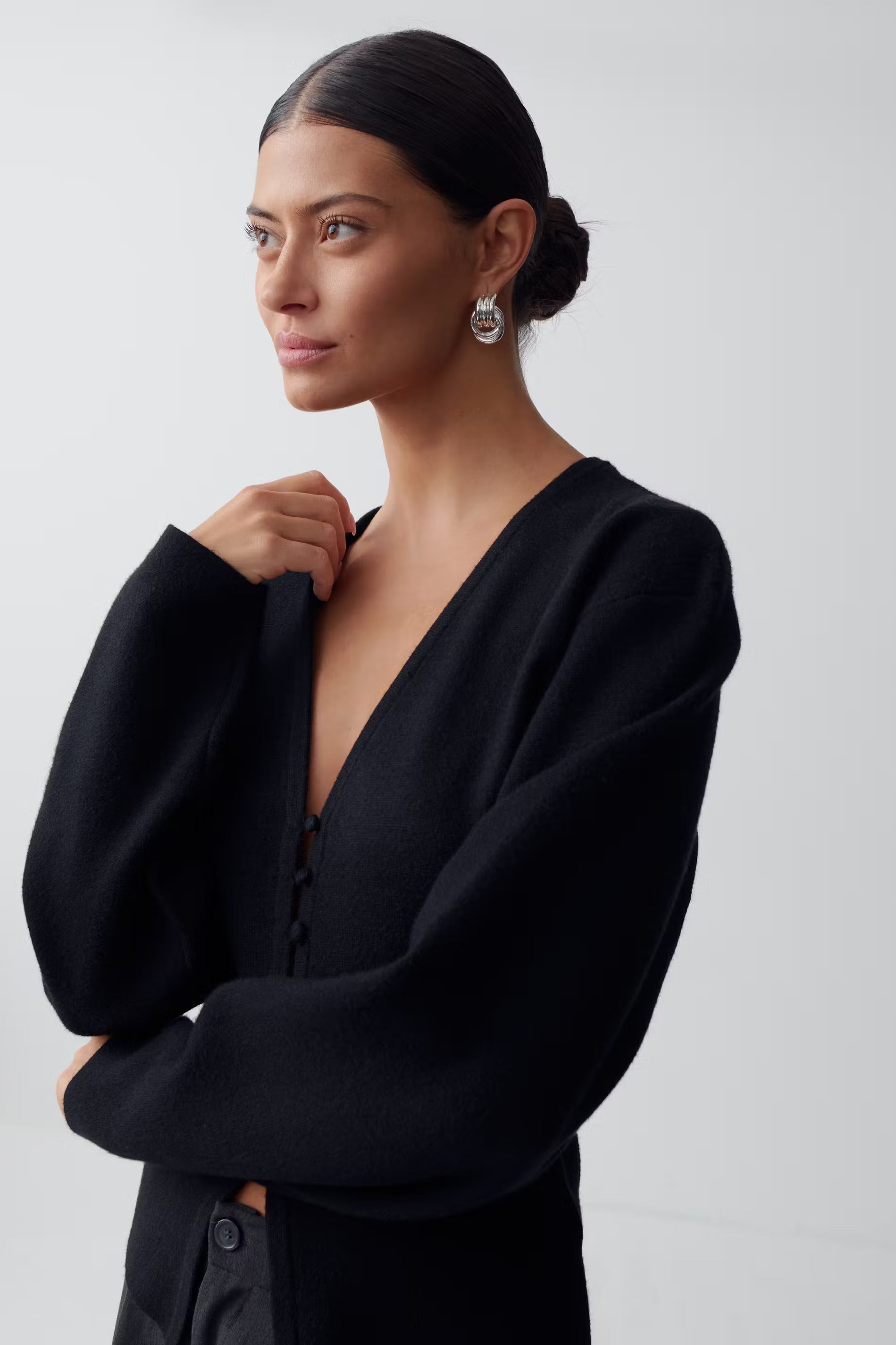 Luxe Comfort Cardigan - Zwart
