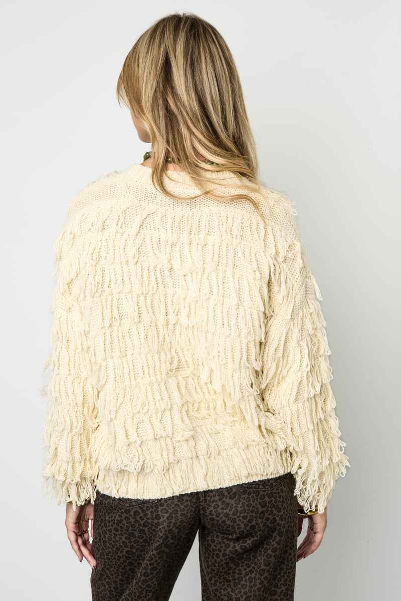 Fringe Knit Sweate