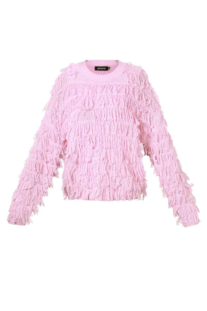 Fringe Knit Sweate