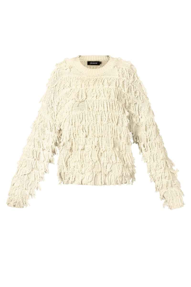 Fringe Knit Sweate