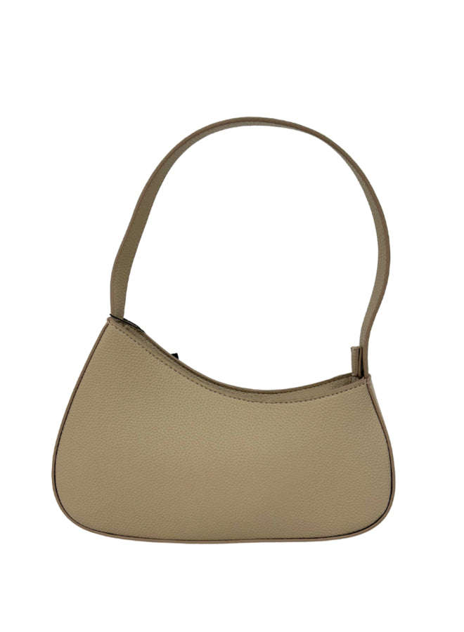 Curcy shoulderbag |Taupe handtas met rits