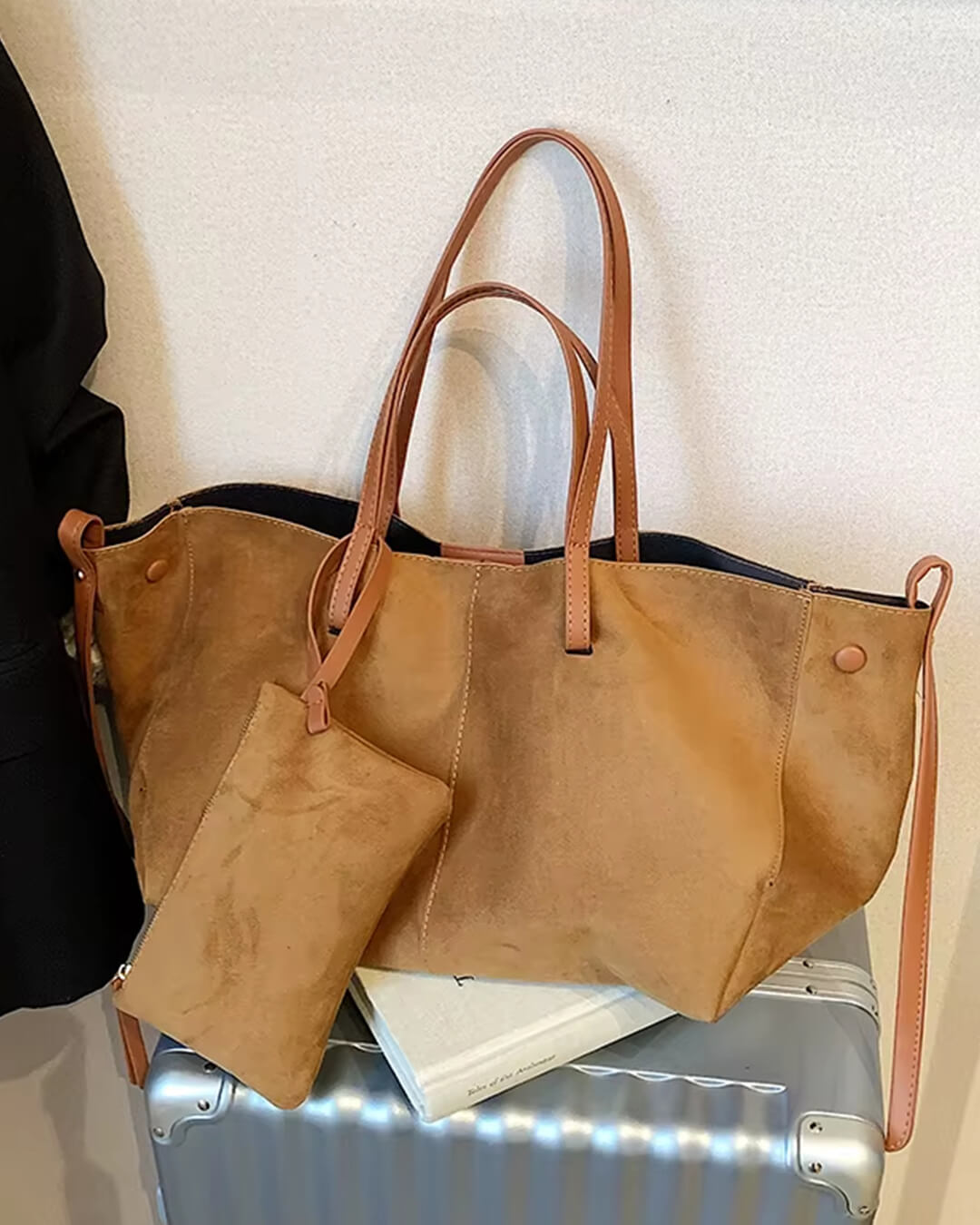 Adriala Suède Tote Tas