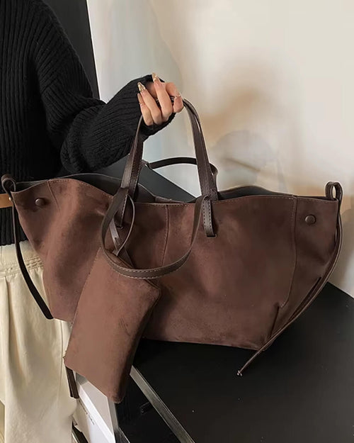 Adriala Suède Tote Tas
