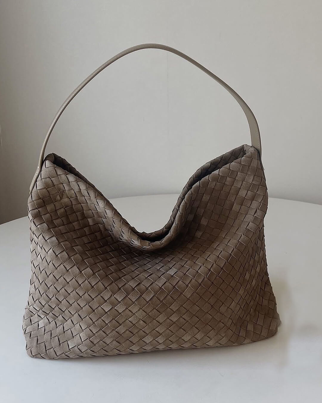 Marceliene Suède Tote Tas