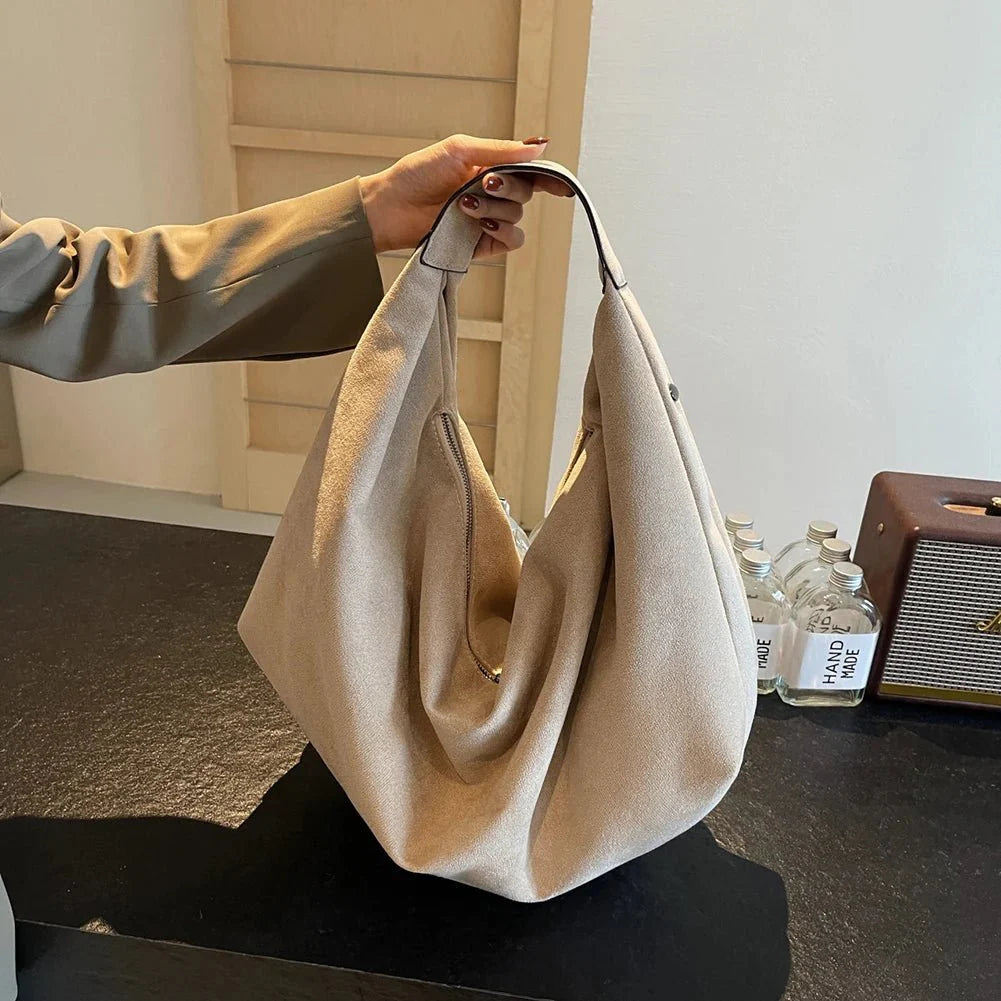 Onette Suède Hobo Handtas