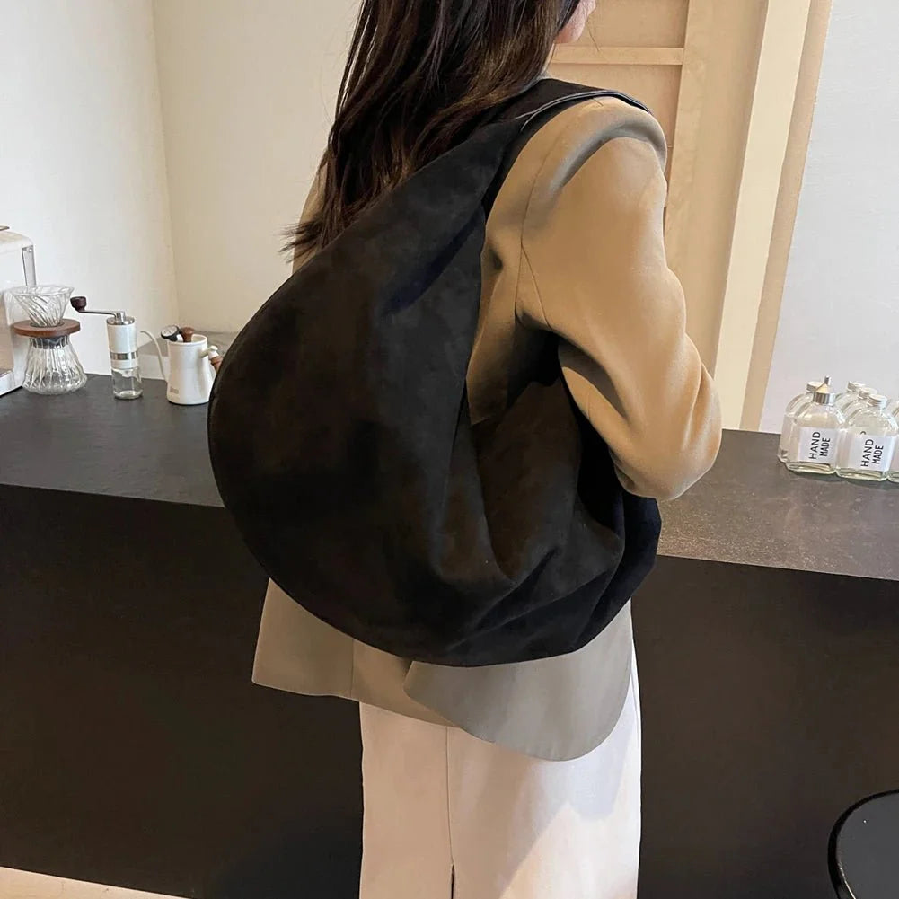 Onette Suède Hobo Handtas