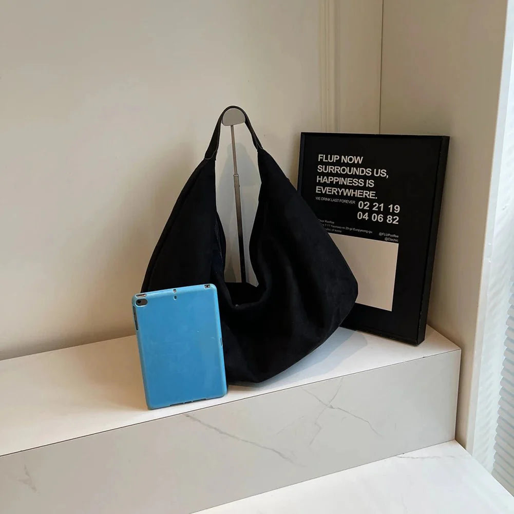 Onette Suède Hobo Handtas