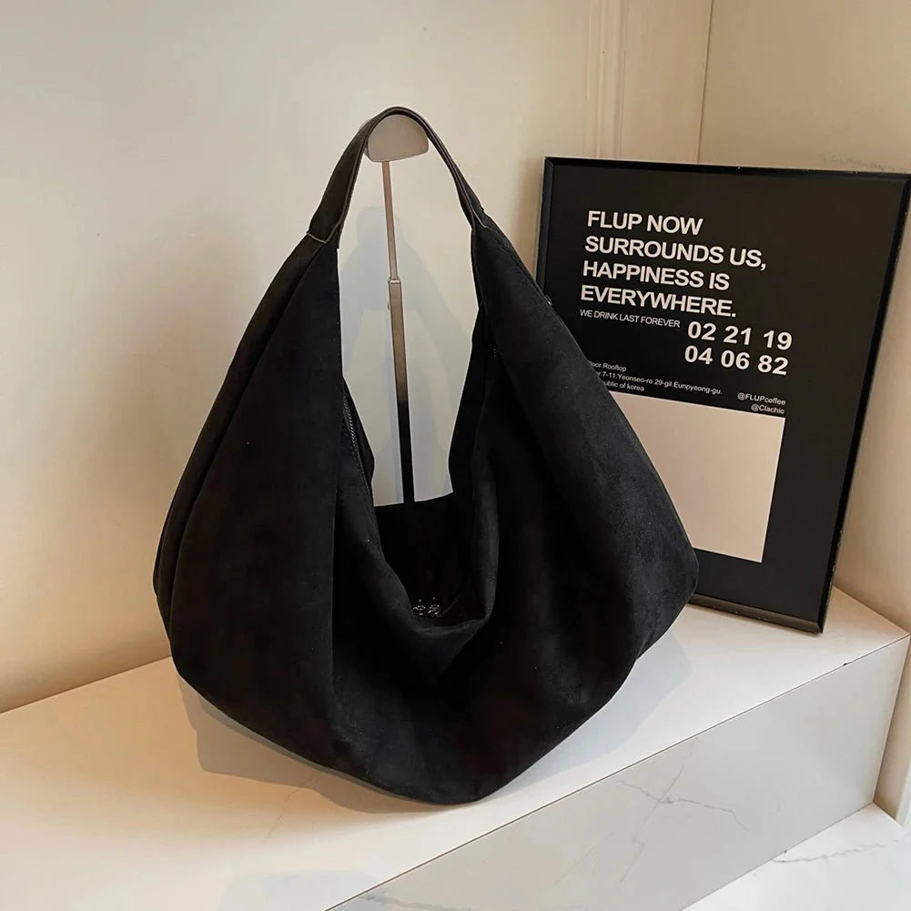 Onette Suède Hobo Handtas