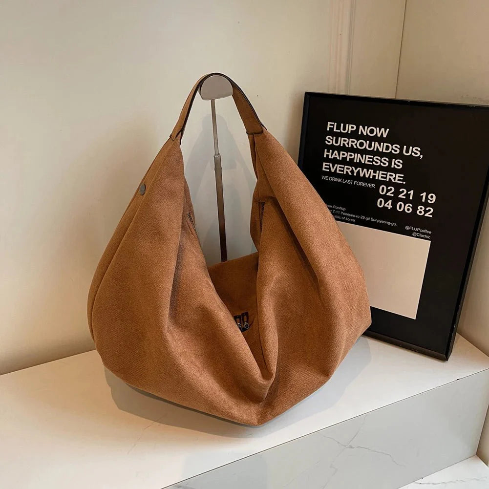 Onette Suède Hobo Handtas