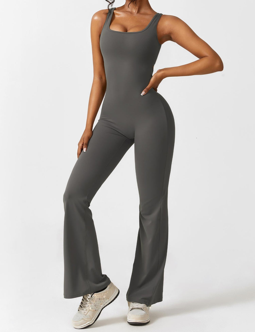 Sculpt Flare Jumpsuit